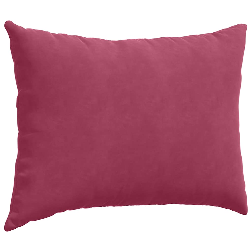 vidaXL Poduszki na sofę 2 pcs Czerwone wino 70 x 50 cm