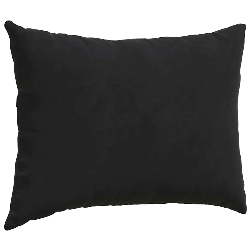 vidaXL Poduszki na sofę 2 pcs Czarny 70 x 50 cm Tkanina sztruksowa