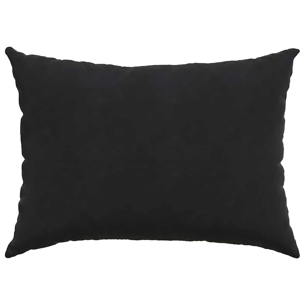 vidaXL Poduszki na sofę 2 pcs Czarny 70 x 50 cm Tkanina sztruksowa