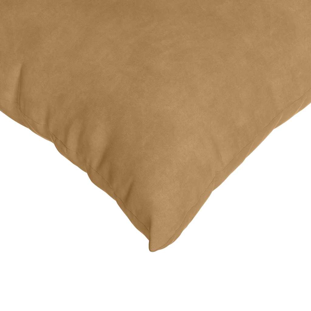 vidaXL Poduszki na sofę 2 pcs Brązowy 70 x 50 cm Tkanina sztruksowa