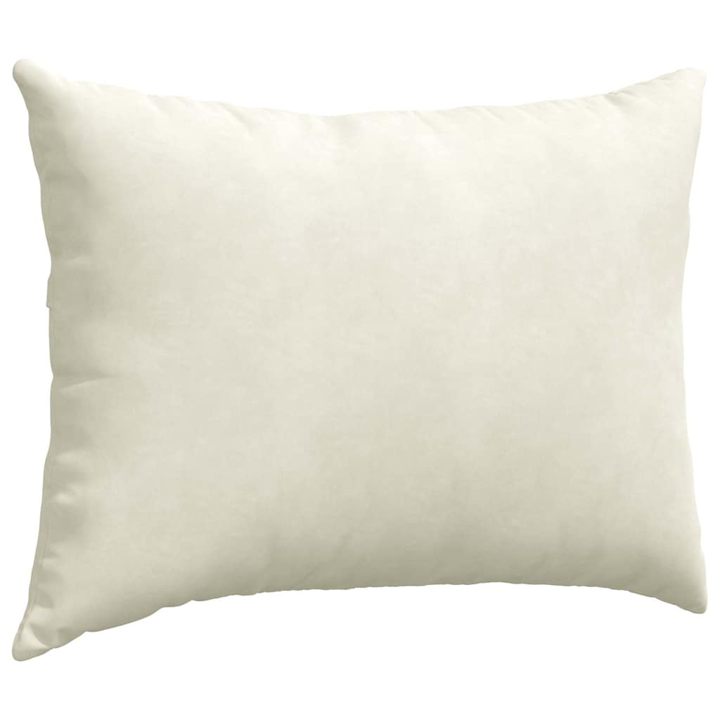 vidaXL Poduszki na sofę 2 pcs Kremowy 70 x 50 cm Tkanina sztruksowa