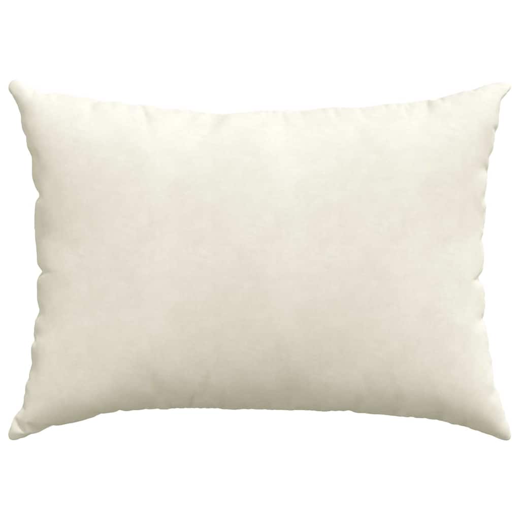 vidaXL Poduszki na sofę 2 pcs Kremowy 70 x 50 cm Tkanina sztruksowa