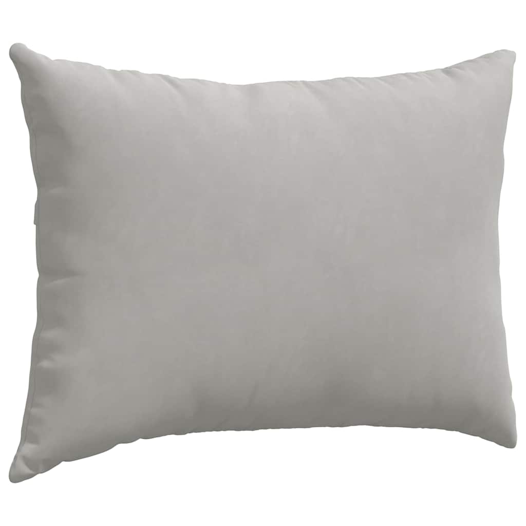 vidaXL Poduszki na sofę 2 pcs Jasnoszary 70 x 50 cm tkanina