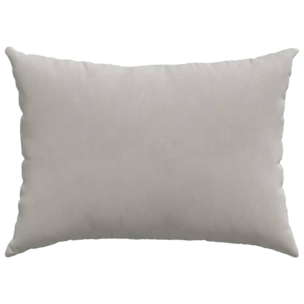 vidaXL Poduszki na sofę 2 pcs Jasnoszary 70 x 50 cm tkanina