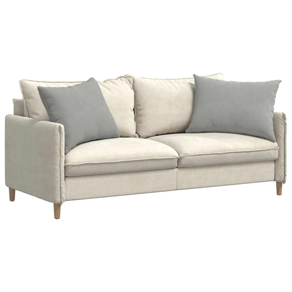 vidaXL Poduszki na sofę 2 pcs Jasnoszary 70 x 50 cm tkanina