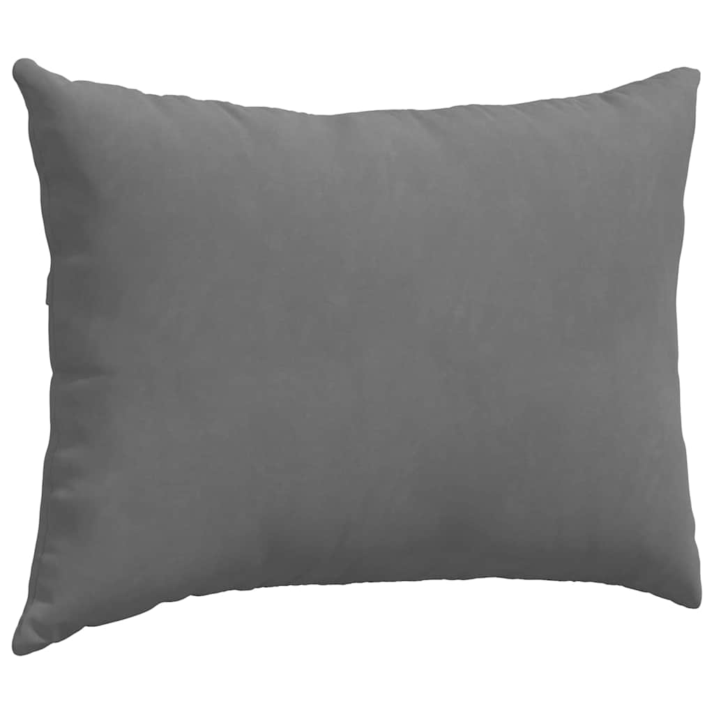 vidaXL Poduszki na sofę 2 pcs Ciemnoszary 70 x 50 cm tkanina