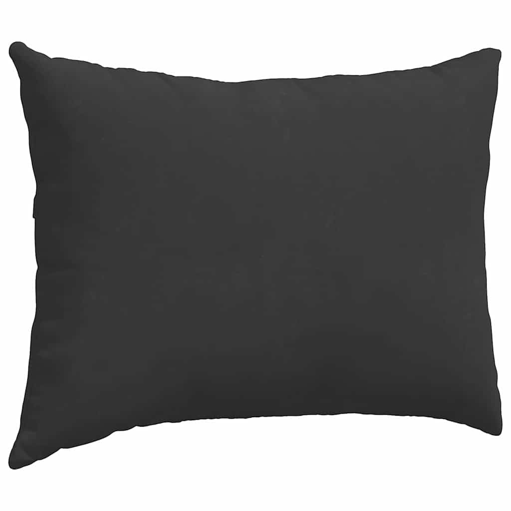 vidaXL Poduszki na sofę 2 pcs Czarny 70 x 50 cm tkanina