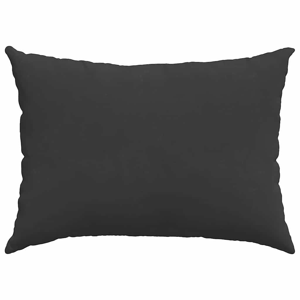vidaXL Poduszki na sofę 2 pcs Czarny 70 x 50 cm tkanina