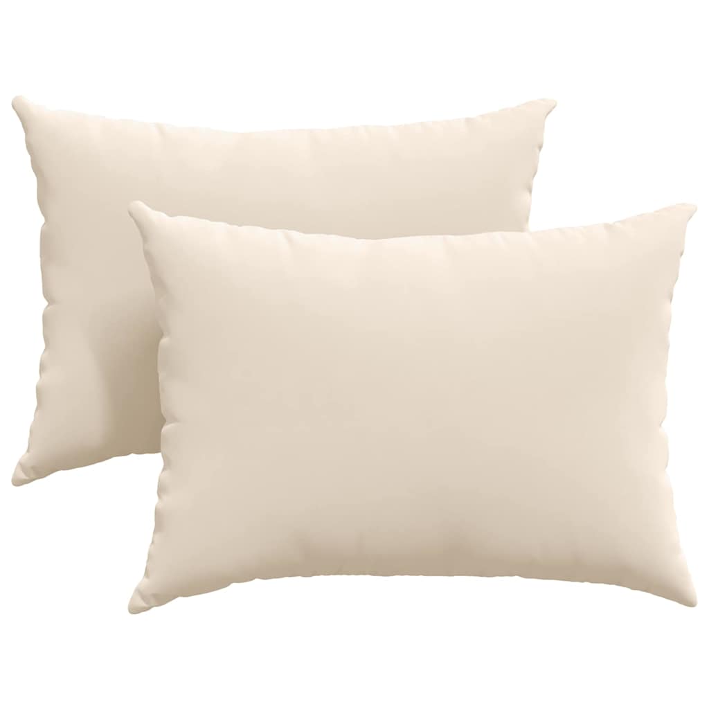 vidaXL Poduszki na sofę 2 pcs Beżowy 70 x 50 cm tkanina