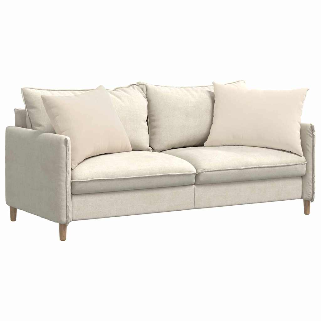 vidaXL Poduszki na sofę 2 pcs Beżowy 70 x 50 cm tkanina