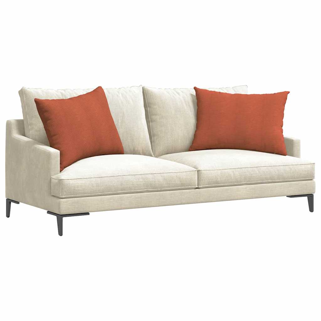 vidaXL Poduszki na sofę 2 pcs Czerwono-pomarańczowy 70 x 50 cm