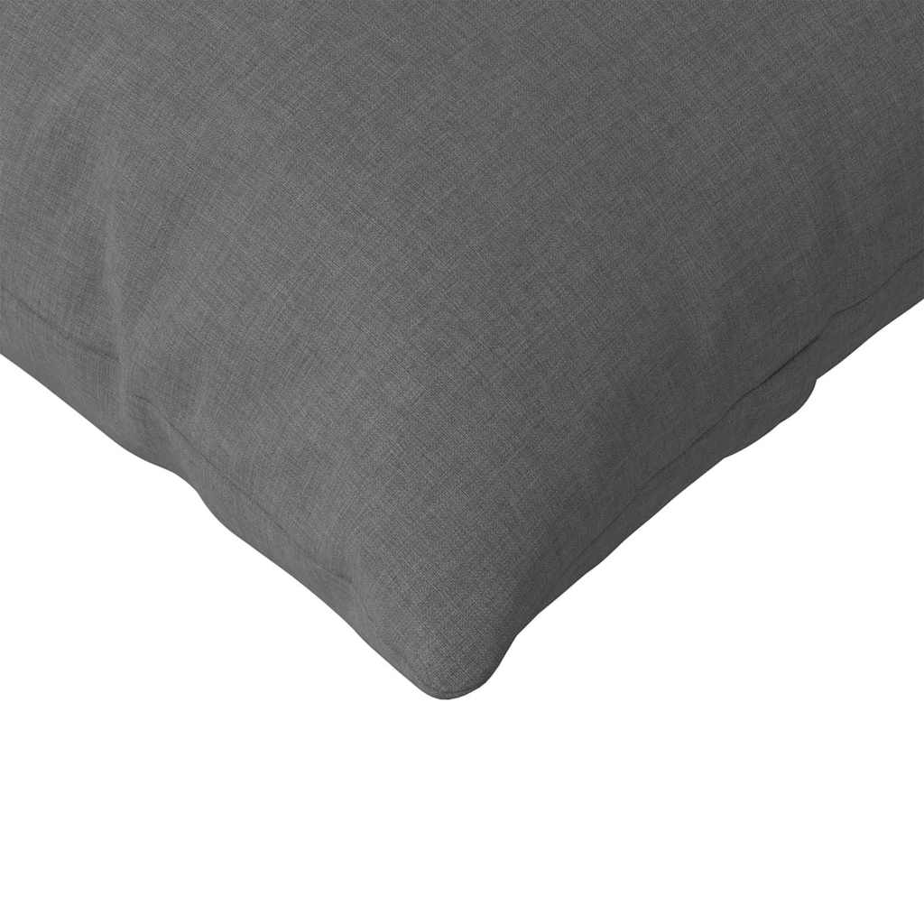 vidaXL Poduszki na sofę 2 pcs Ciemnoszary 120 x 40 cm tkanina