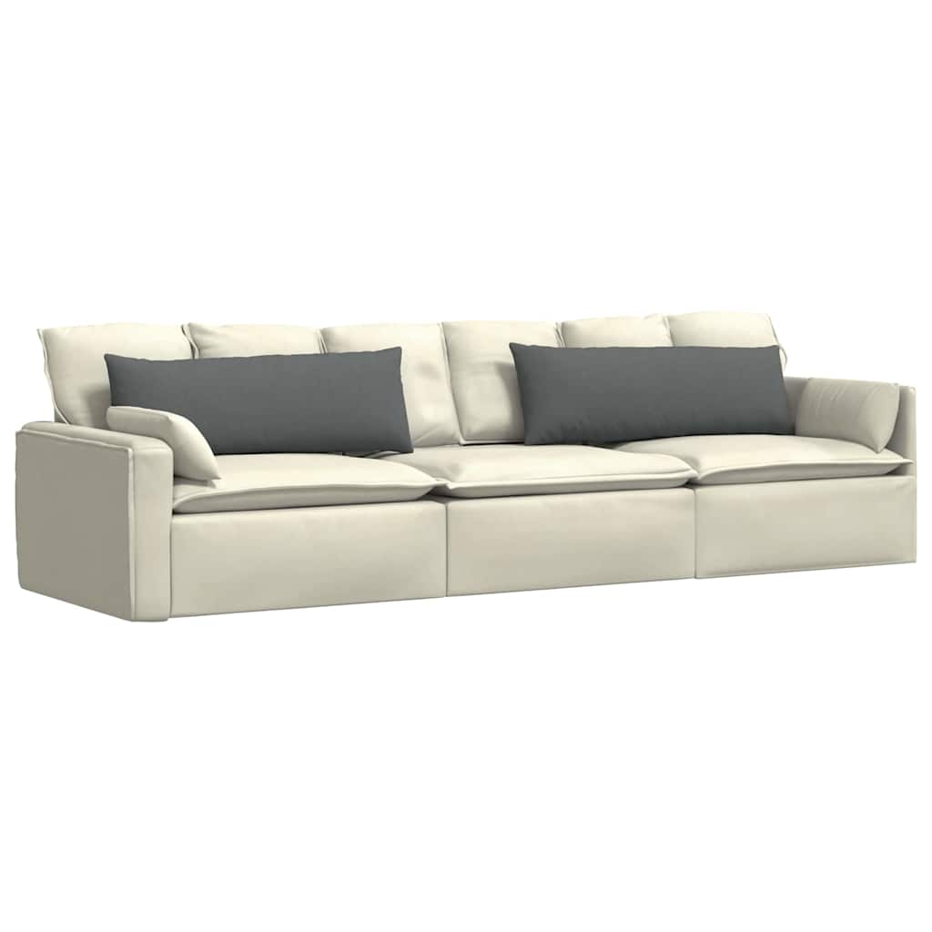 vidaXL Poduszki na sofę 2 pcs Ciemnoszary 120 x 40 cm tkanina