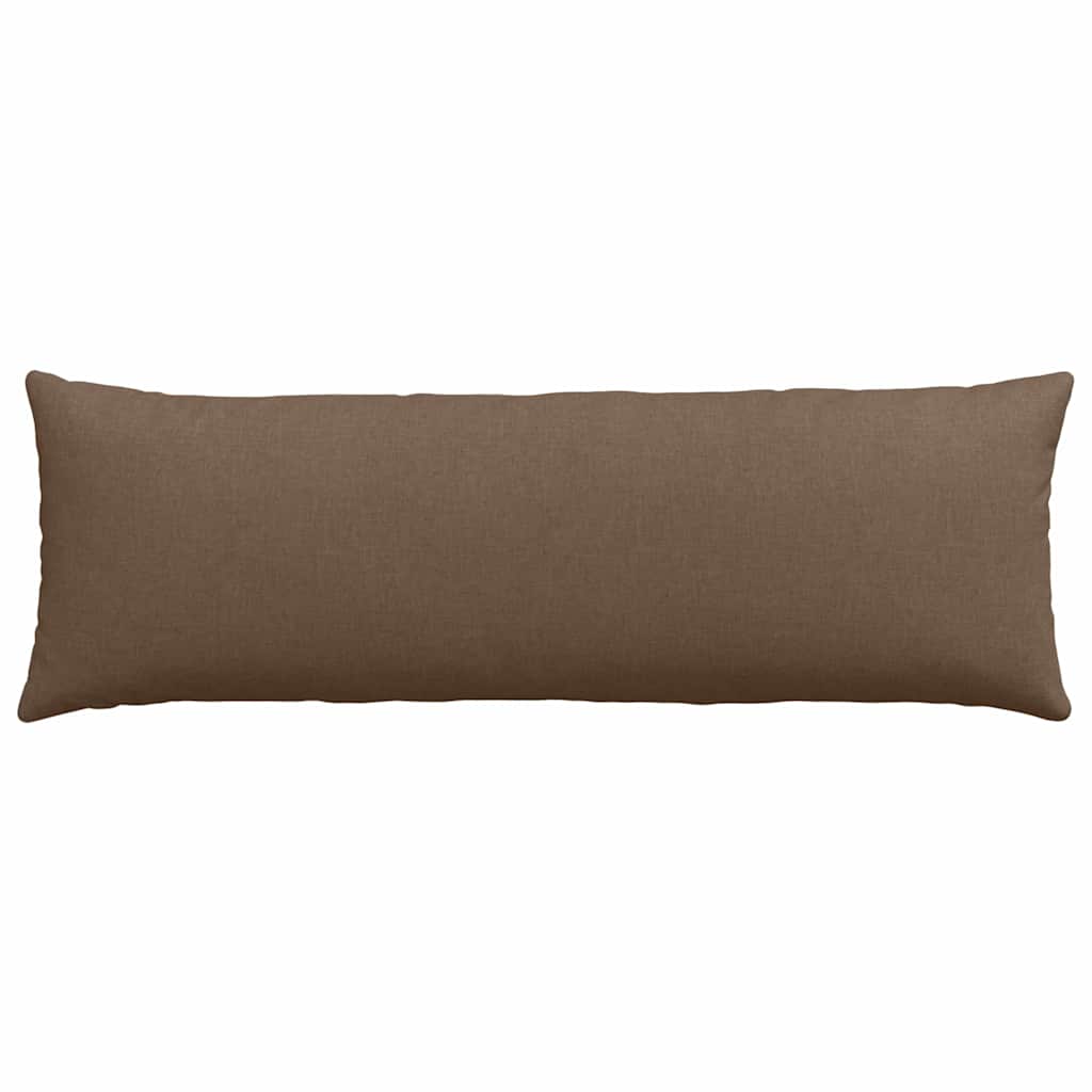 vidaXL Poduszki na sofę 2 pcs Brązowy 120 x 40 cm tkanina