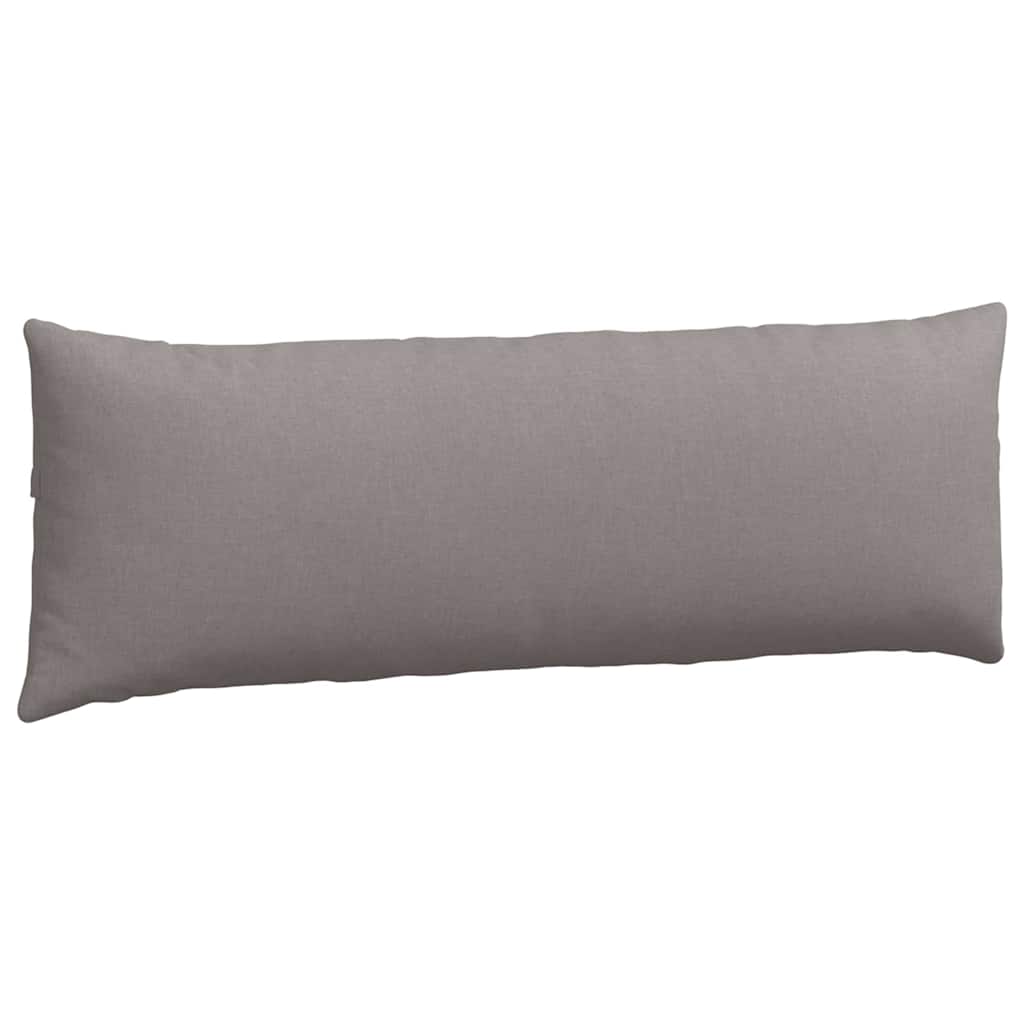 vidaXL Poduszki na sofę 2 pcs Ciemnoszary 120 x 40 cm tkanina