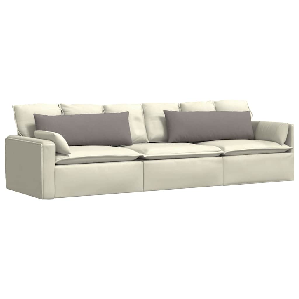 vidaXL Poduszki na sofę 2 pcs Ciemnoszary 120 x 40 cm tkanina