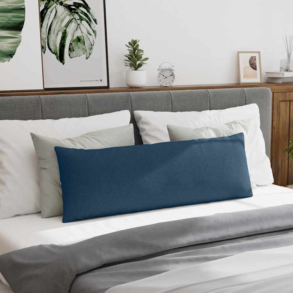 vidaXL Poduszki na sofę 2 pcs Niebieski 120 x 40 cm tkanina