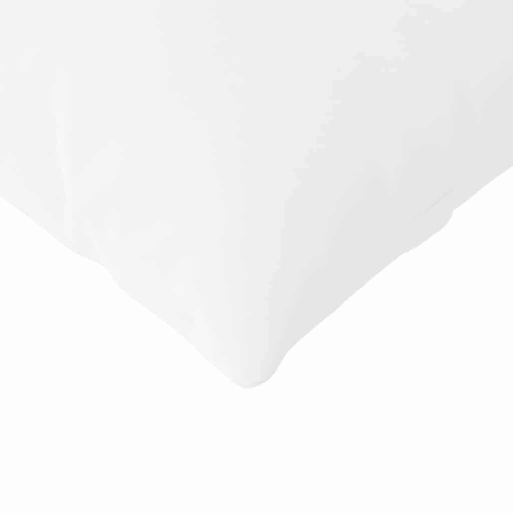 vidaXL Poduszki na sofę 2 pcs Biały 120 x 40 cm tkanina