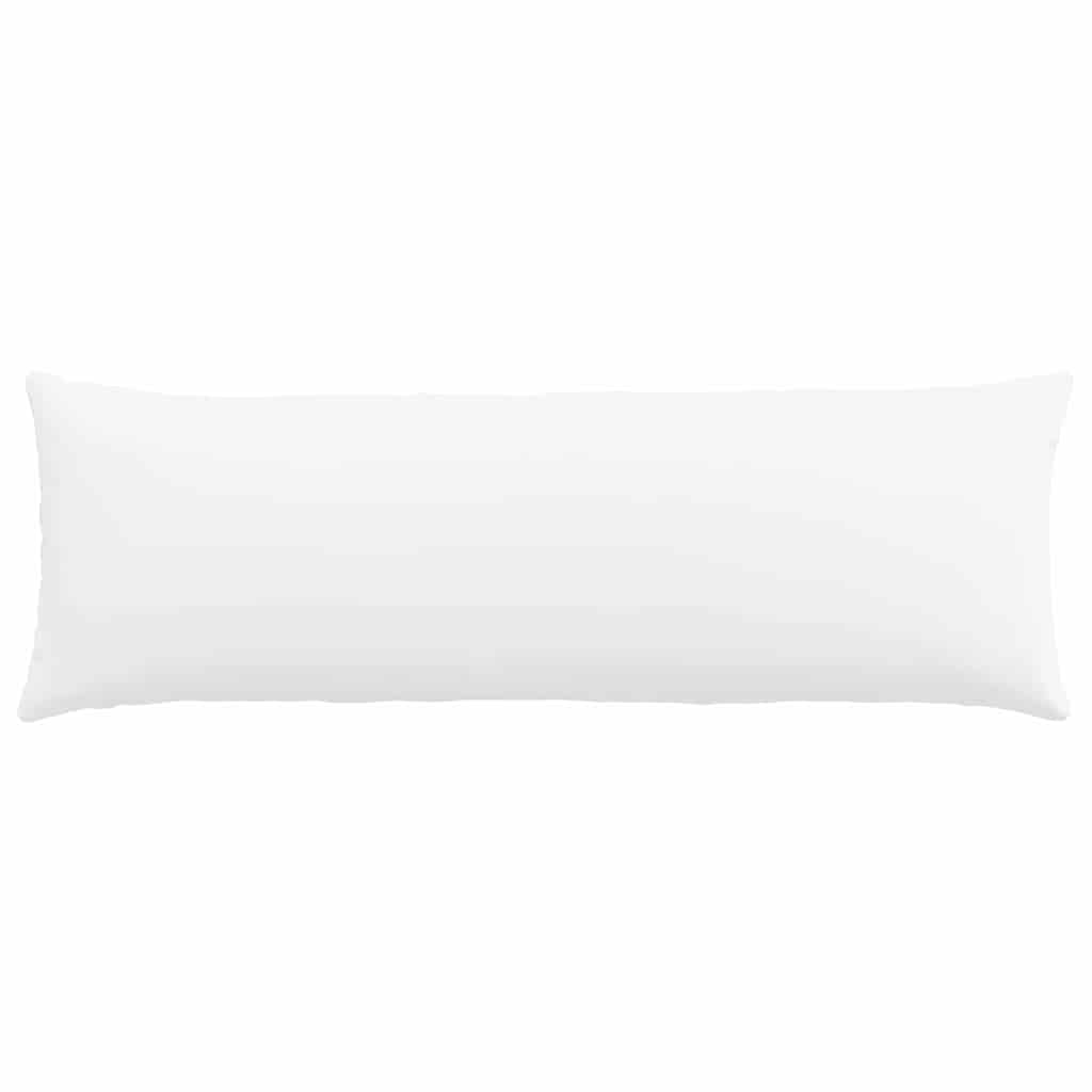 vidaXL Poduszki na sofę 2 pcs Biały 120 x 40 cm tkanina