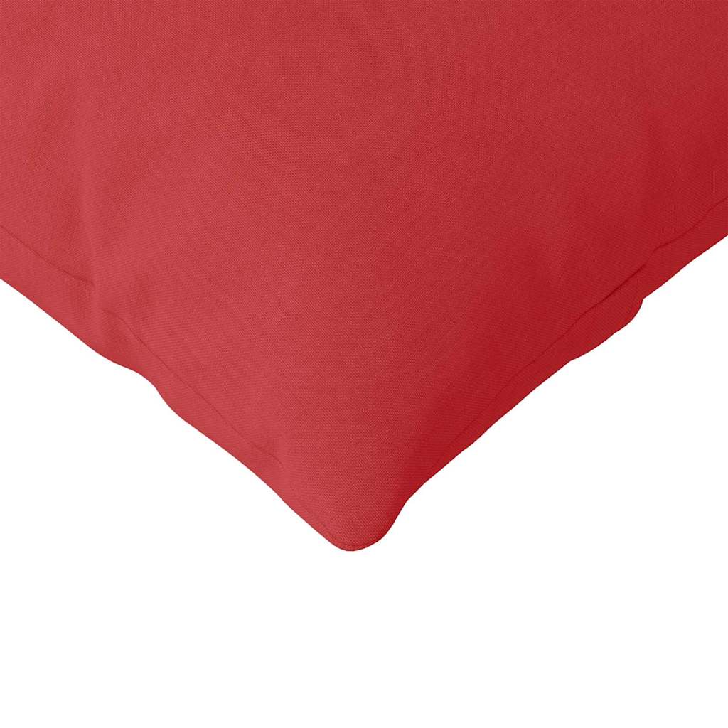 vidaXL Poduszki na sofę 2 pcs Czerwony 120 x 40 cm tkanina