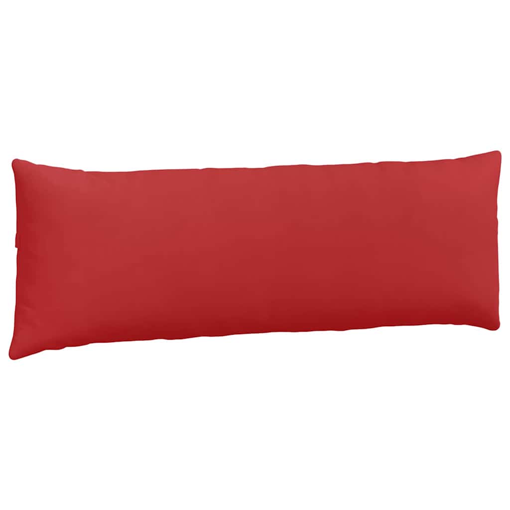 vidaXL Poduszki na sofę 2 pcs Czerwony 120 x 40 cm tkanina