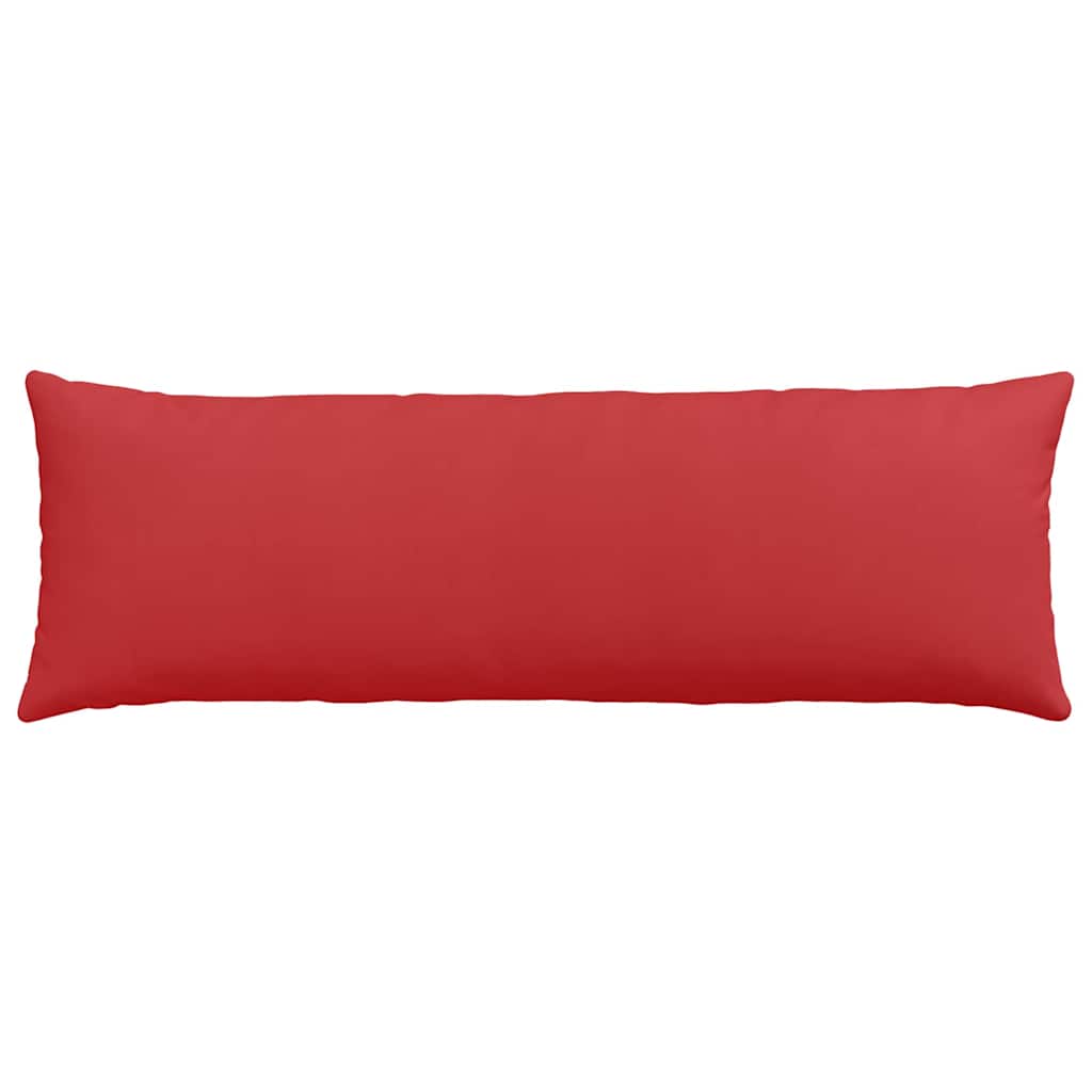 vidaXL Poduszki na sofę 2 pcs Czerwony 120 x 40 cm tkanina