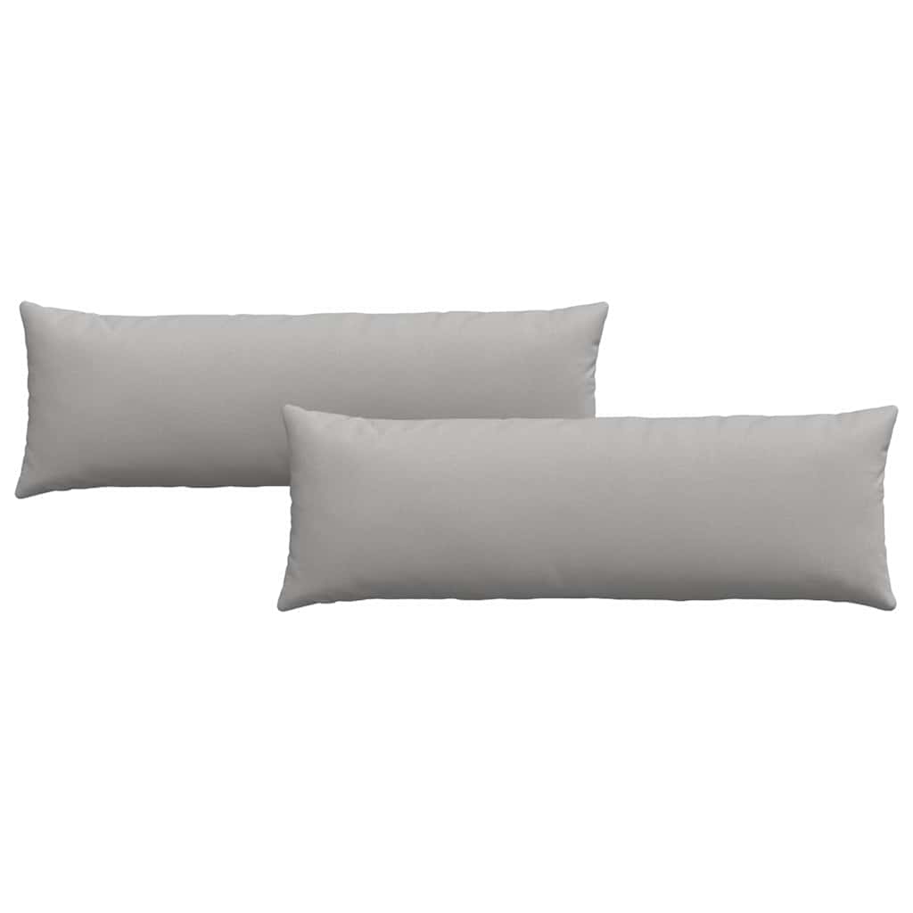 vidaXL Poduszki na sofę 2 pcs Szary chmur 120 x 40 cm tkanina