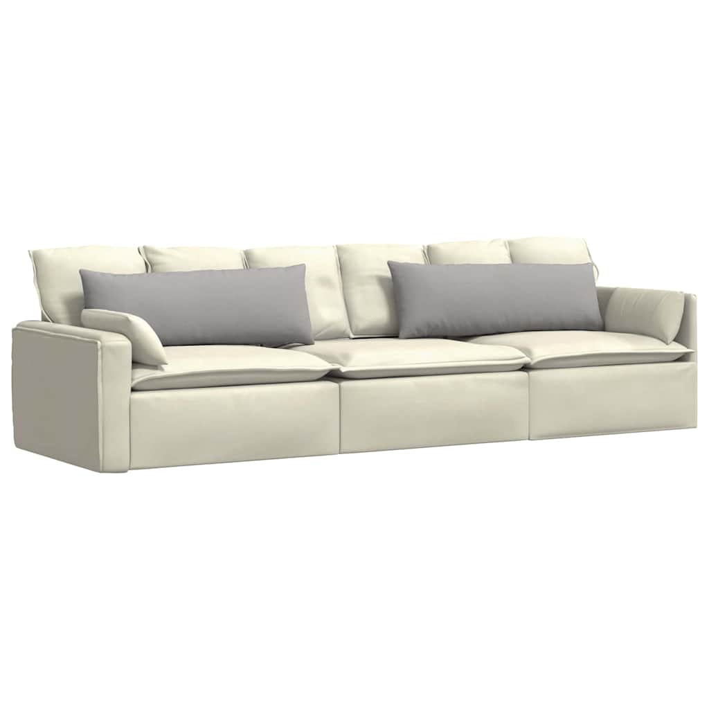 vidaXL Poduszki na sofę 2 pcs Szary chmur 120 x 40 cm tkanina