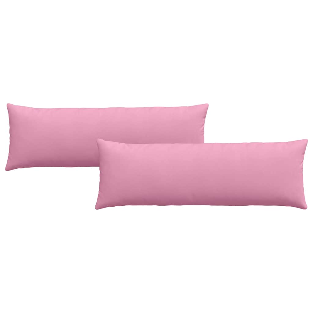 vidaXL Poduszki na sofę 2 pcs Różowy 120 x 40 cm tkanina