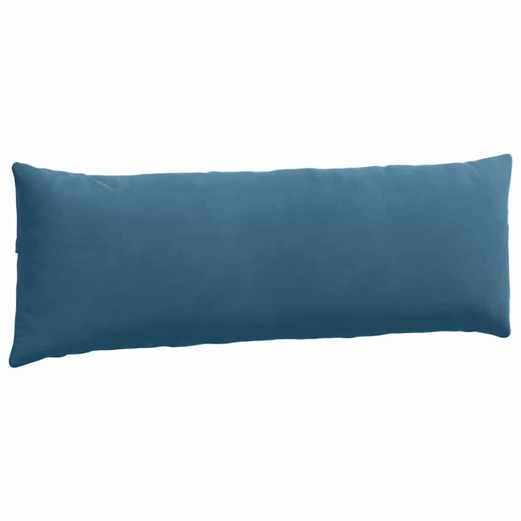 vidaXL Poduszki na sofę 2 pcs Niebieski 120 x 40 cm Tkanina sztruksowa