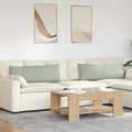 vidaXL Poduszki na sofę 2 pcs Jasnoszary 120 x 40 cm