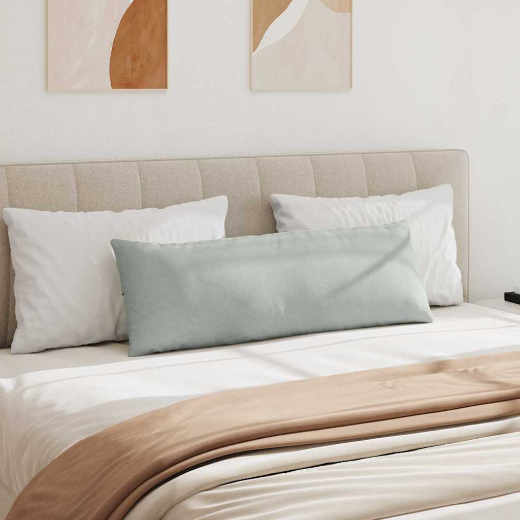 vidaXL Poduszki na sofę 2 pcs Jasnoszary 120 x 40 cm