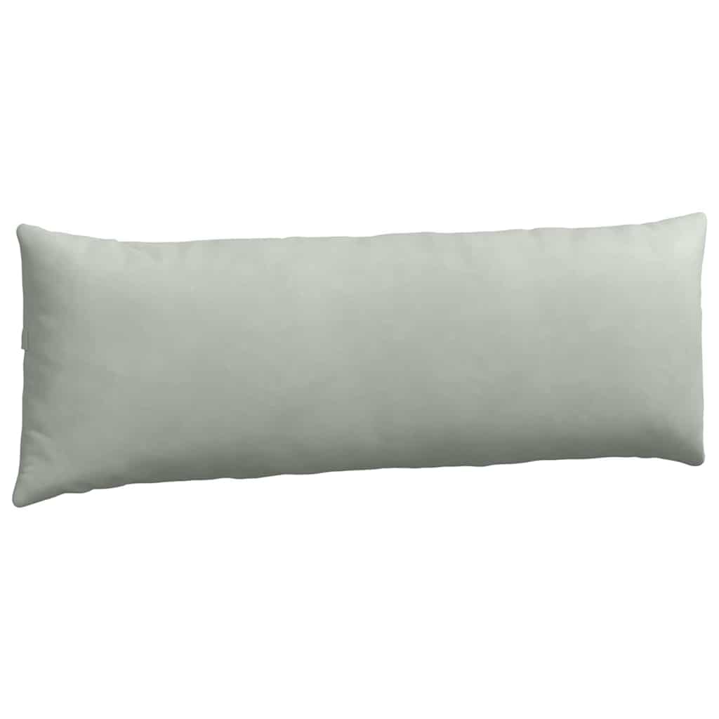 vidaXL Poduszki na sofę 2 pcs Jasnoszary 120 x 40 cm