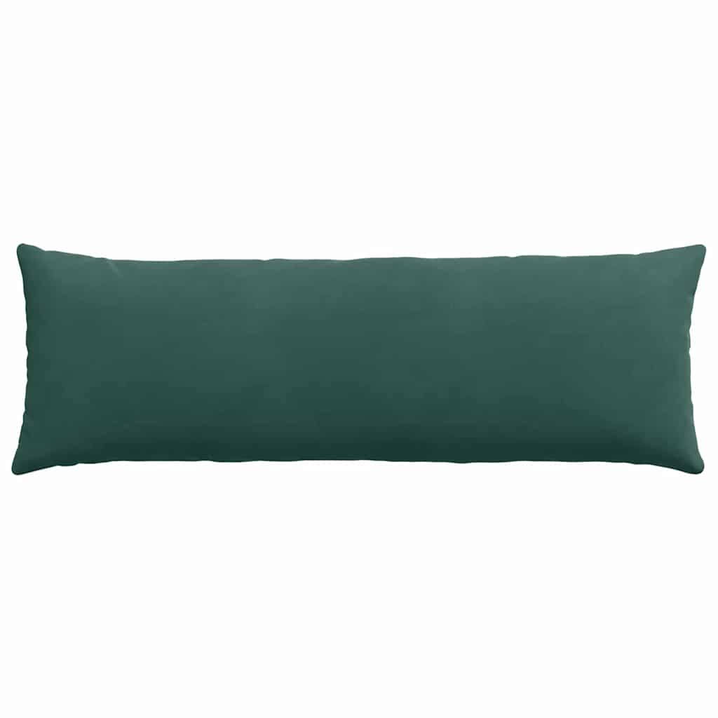 vidaXL Poduszki na sofę 2 pcs Ciemna zieleń 120 x 40 cm