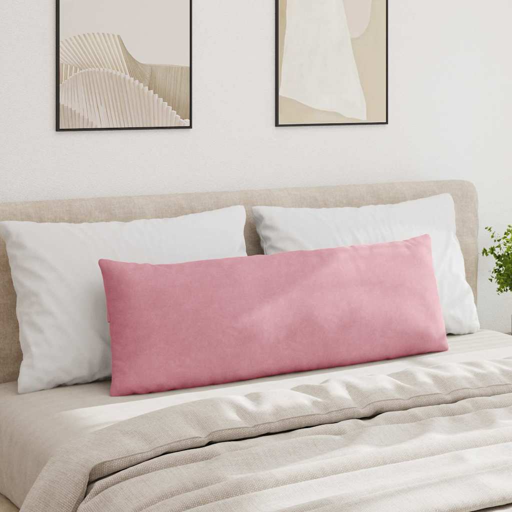 vidaXL Poduszki na sofę 2 pcs Różowy 120 x 40 cm Tkanina sztruksowa