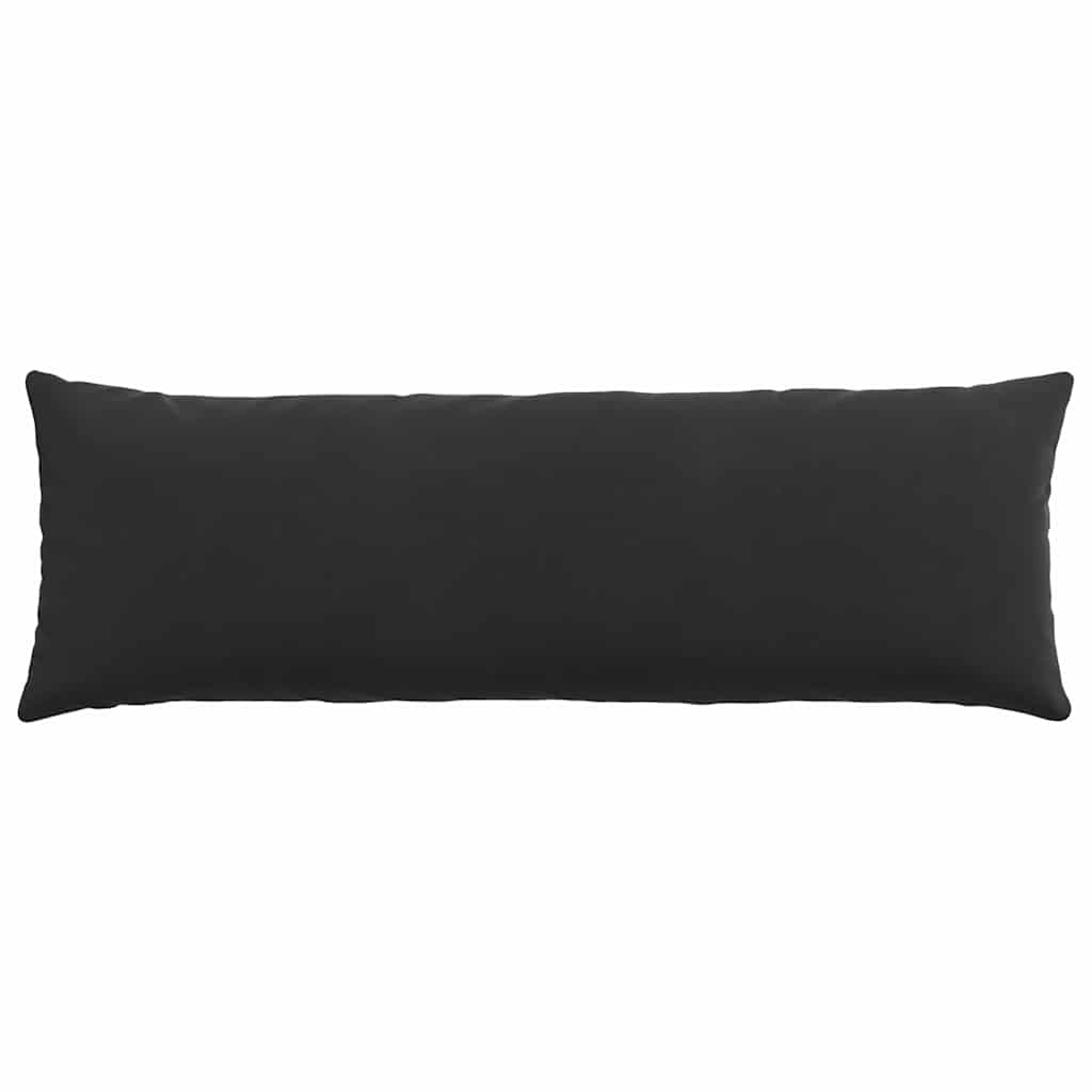 vidaXL Poduszki na sofę 2 pcs Czarny 120 x 40 cm Tkanina sztruksowa
