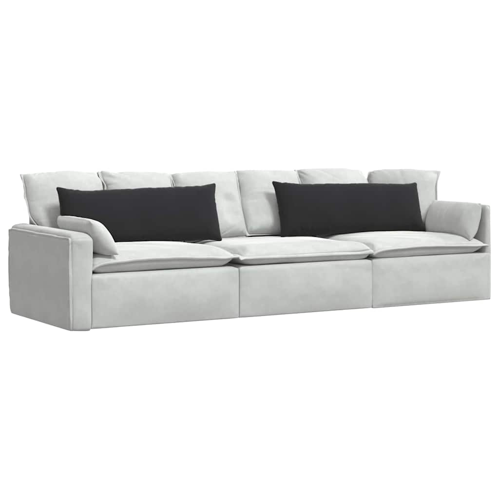 vidaXL Poduszki na sofę 2 pcs Czarny 120 x 40 cm Tkanina sztruksowa