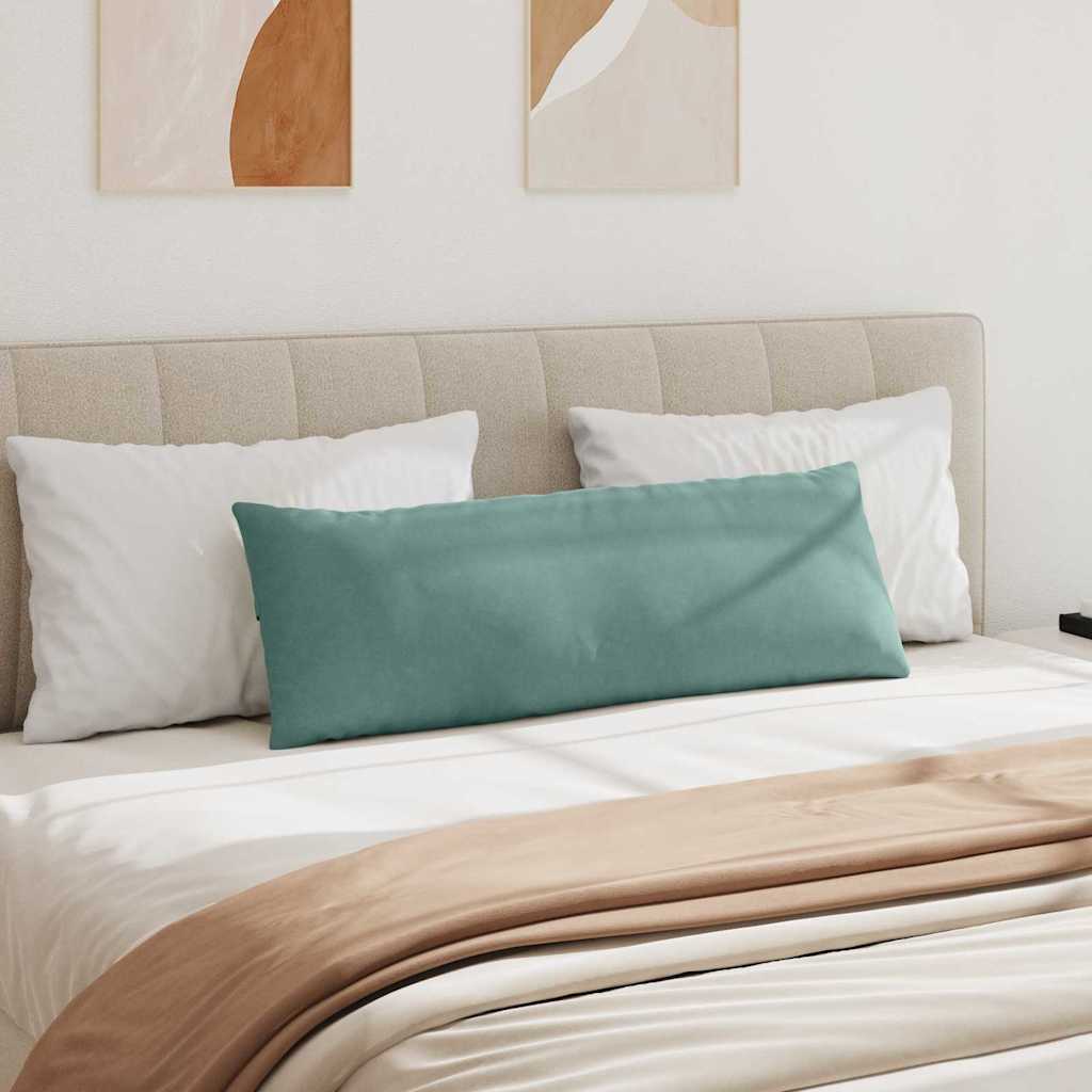vidaXL Poduszki na sofę 2 pcs Zielony morski 120 x 40 cm