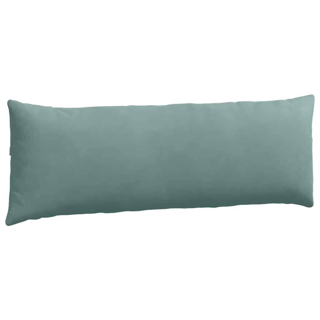 vidaXL Poduszki na sofę 2 pcs Zielony morski 120 x 40 cm