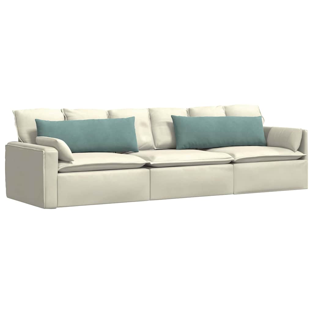 vidaXL Poduszki na sofę 2 pcs Zielony morski 120 x 40 cm