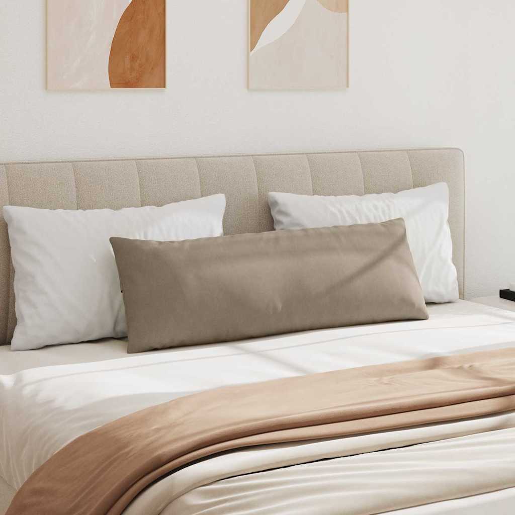 vidaXL Poduszki na sofę 2 pcs Ciemnoszary 120 x 40 cm tkanina