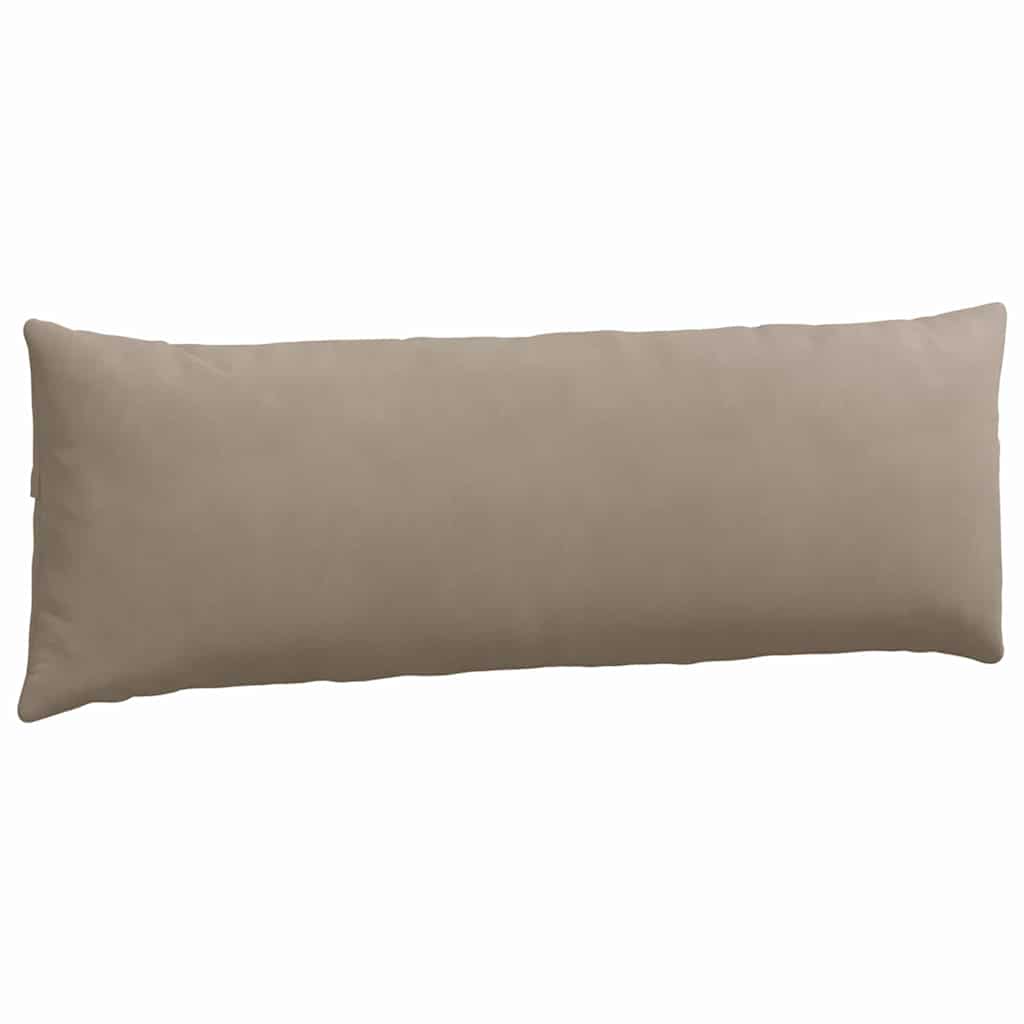 vidaXL Poduszki na sofę 2 pcs Ciemnoszary 120 x 40 cm tkanina