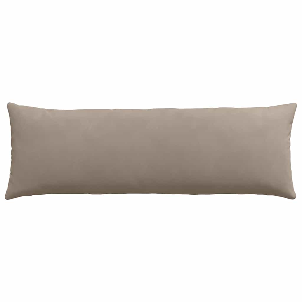 vidaXL Poduszki na sofę 2 pcs Ciemnoszary 120 x 40 cm tkanina