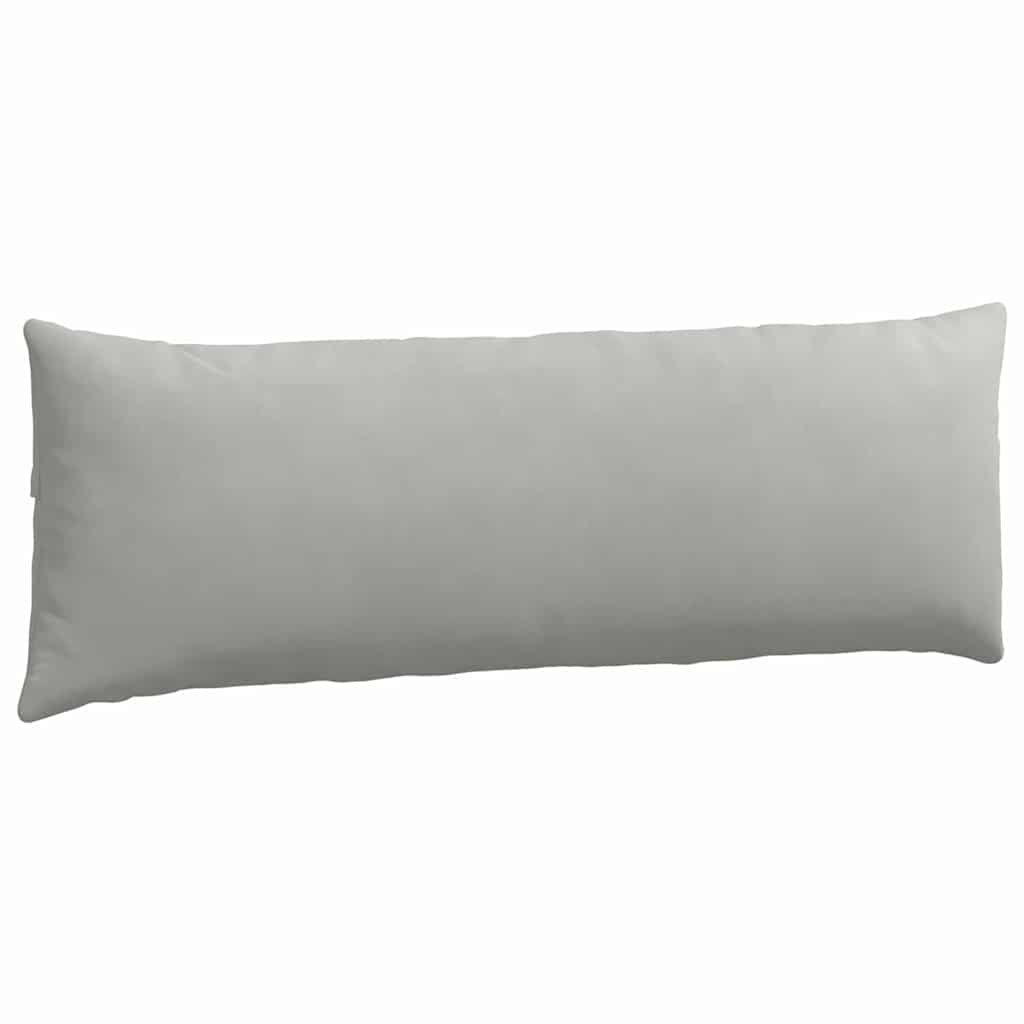 vidaXL Poduszki na sofę 2 pcs Jasnoszary 120 x 40 cm tkanina