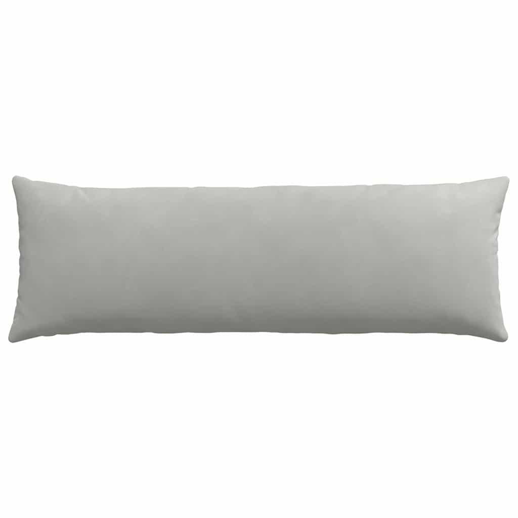 vidaXL Poduszki na sofę 2 pcs Jasnoszary 120 x 40 cm tkanina