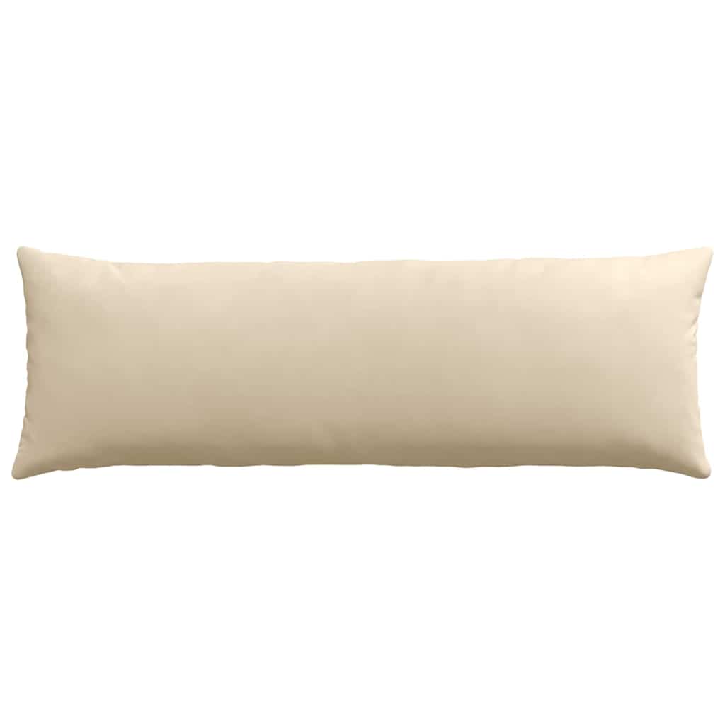 vidaXL Poduszki na sofę 2 pcs Kremowy 120 x 40 cm tkanina