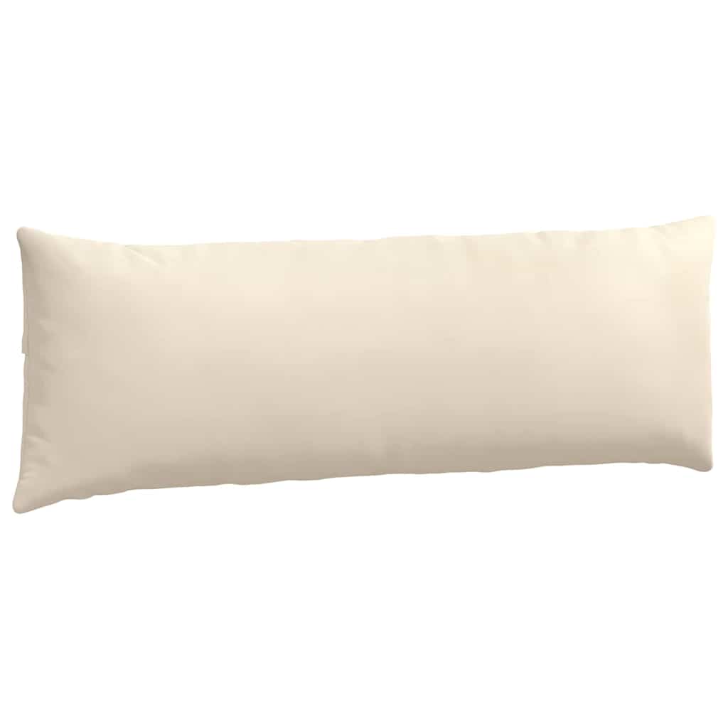 vidaXL Poduszki na sofę 2 pcs Beżowy 120 x 40 cm tkanina