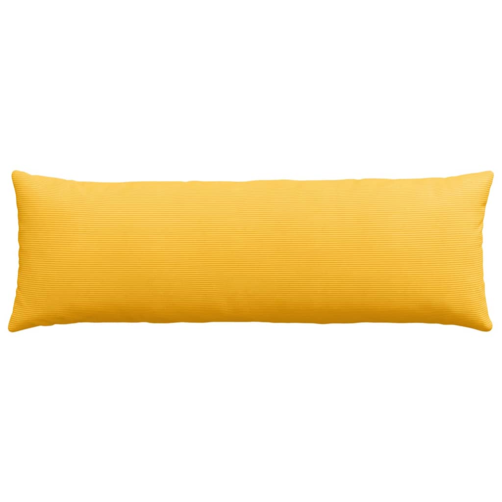 vidaXL Poduszki na sofę 2 pcs Jasnożółty 120 x 40 cm