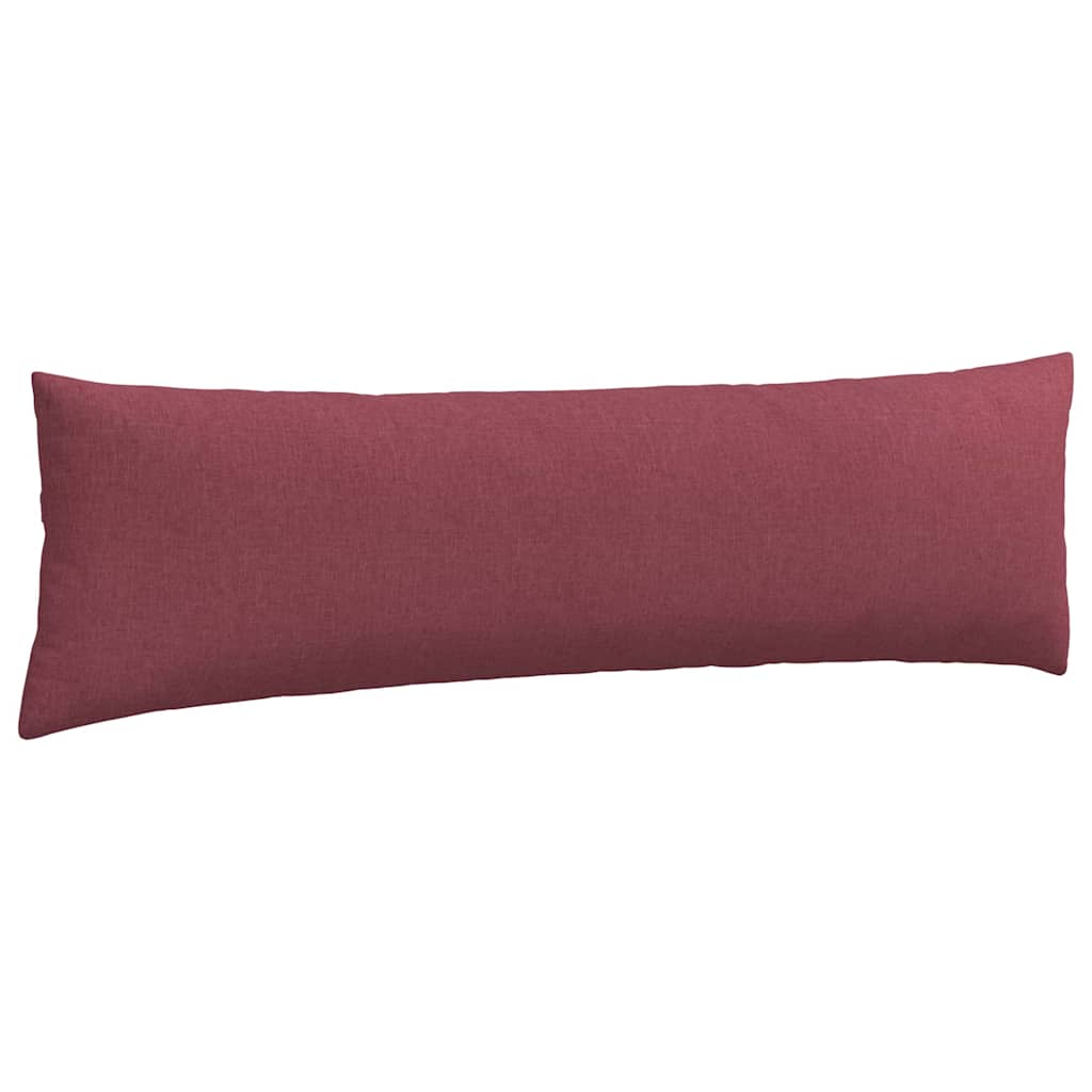 vidaXL Poduszki na sofę 2 pcs Czerwone wino 145 x 40 cm tkanina