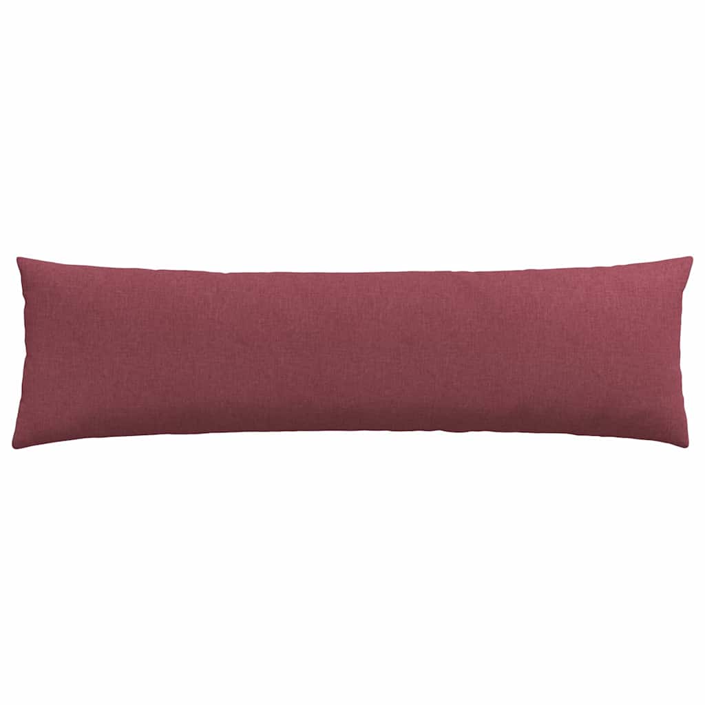 vidaXL Poduszki na sofę 2 pcs Czerwone wino 145 x 40 cm tkanina